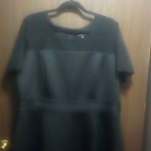 Lane Bryant Neoprene Sheer Dress